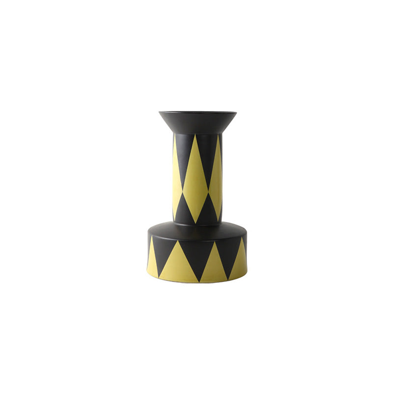 Simple Geometric Decal Ceramic Vases - HOMYEA