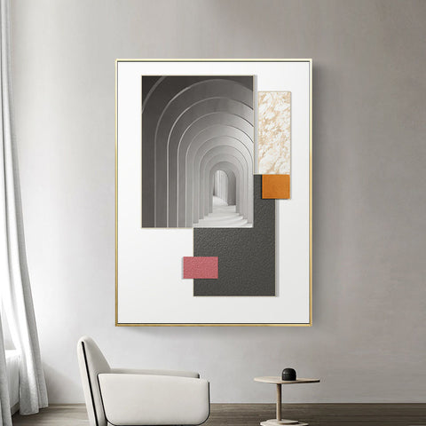 Tunnel Space Wall Art - HOMYEA