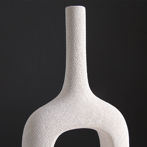 Minimalist Ceramic Granular Vases - HOMYEA