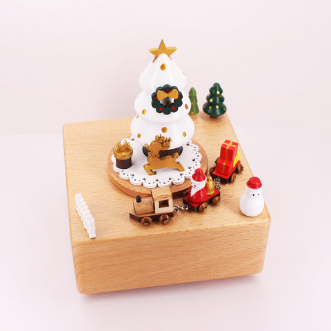 Christmas Wooden Music Boxes - HOMYEA