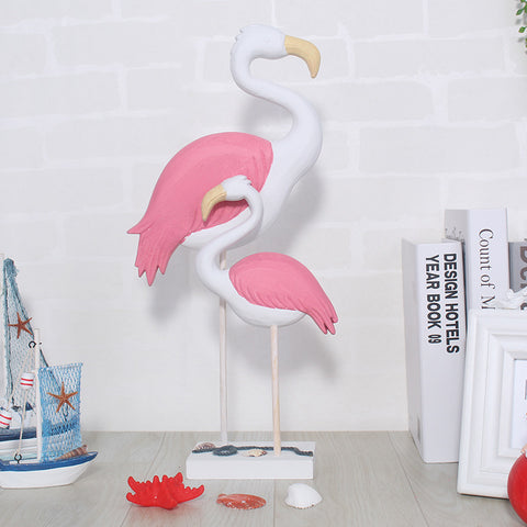 Creative Ins Wooden Flamingo-A Set - HOMYEA