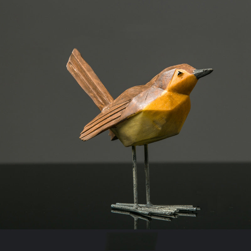 Sparrow Resin Sculpture - HOMYEA