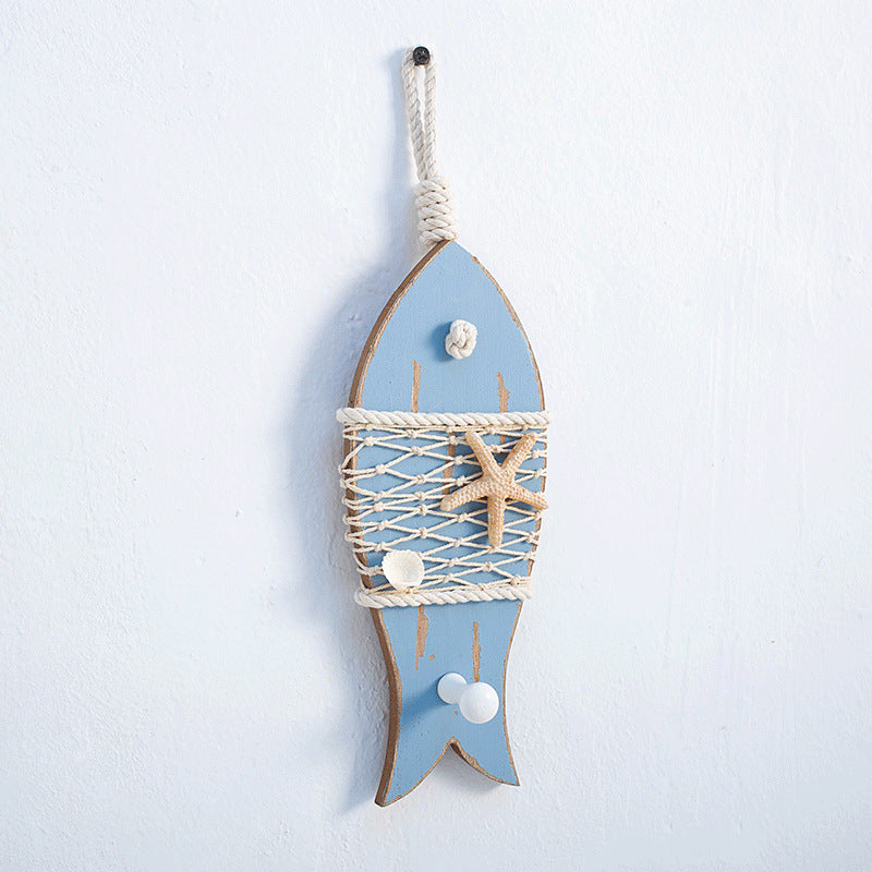 Mediterranean Wooden Fish Hook - HOMYEA