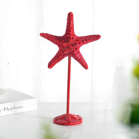 Resin Starfish With Base - HOMYEA