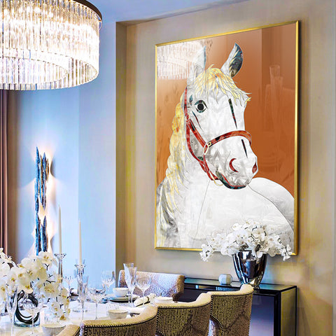 Color Horse Wall Art - HOMYEA