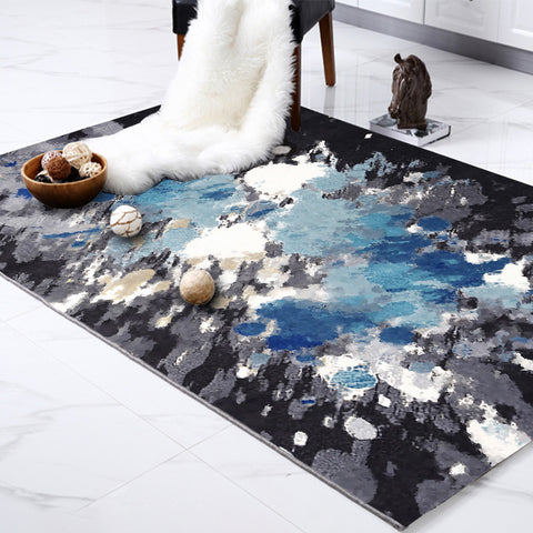 Oil Painted Rectangular Rugs - HOMYEA