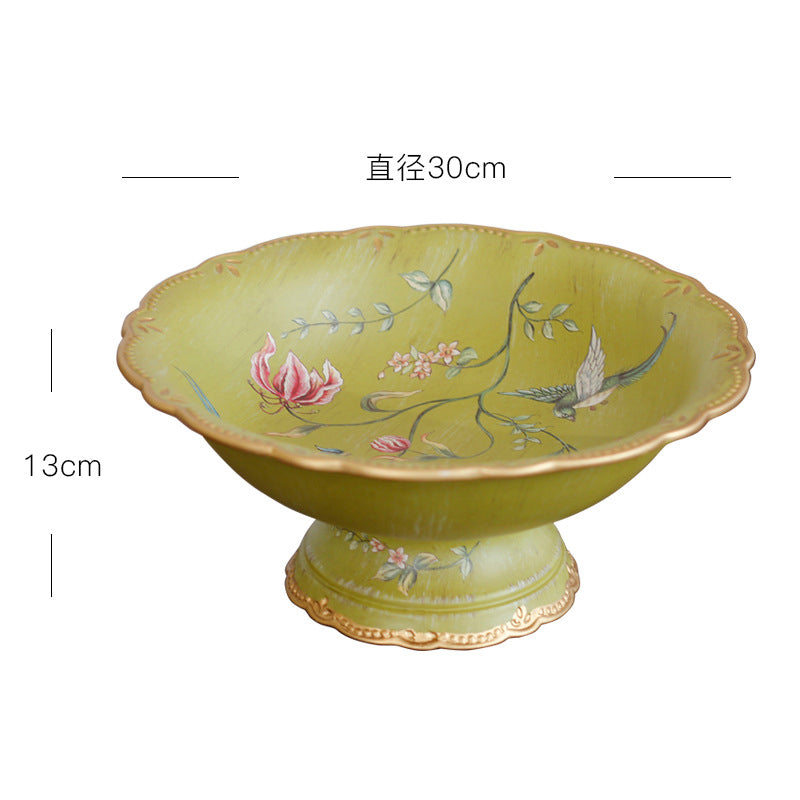 Ceramic Pink Warbler Plate - HOMYEA