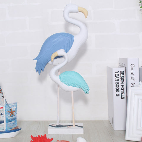 Creative Ins Wooden Flamingo-A Set - HOMYEA