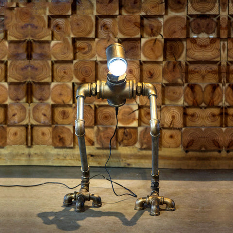 Vintage Industrial Robot Lamp - HOMYEA