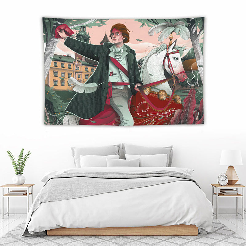 Modern Bedroom Tapestries - HOMYEA