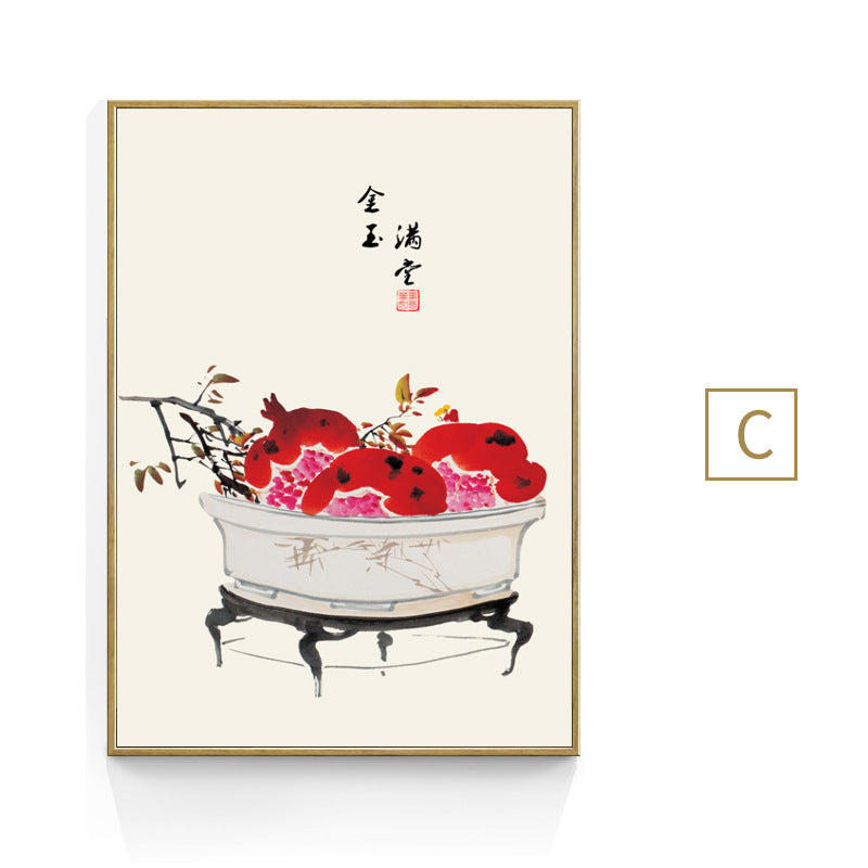 Chinese Fruit Wall Art - HOMYEA