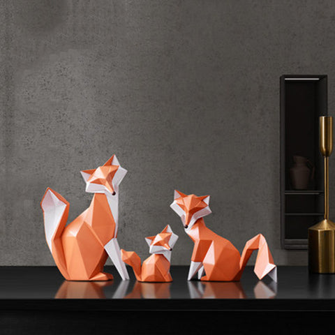 Fox Resin Sculpture - HOMYEA