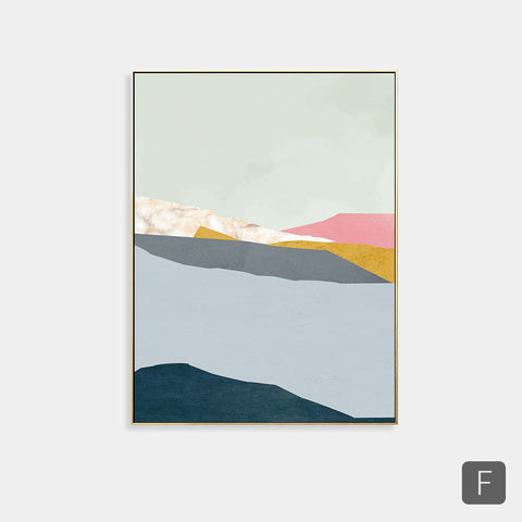 Pink Landscape Wall Art - HOMYEA