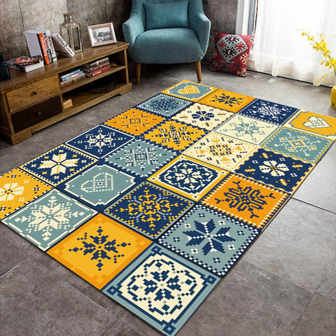 Mosaic Rectangular Rugs - HOMYEA