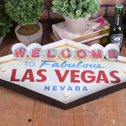 Vintage Metal Signage LED Lights - HOMYEA