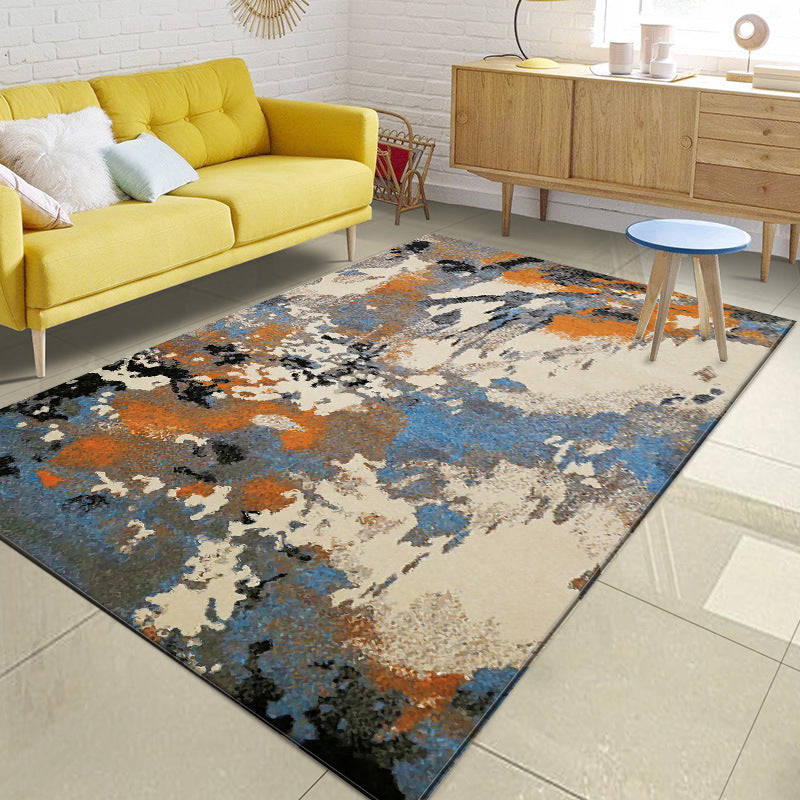 Ink Rectangular Rugs - HOMYEA