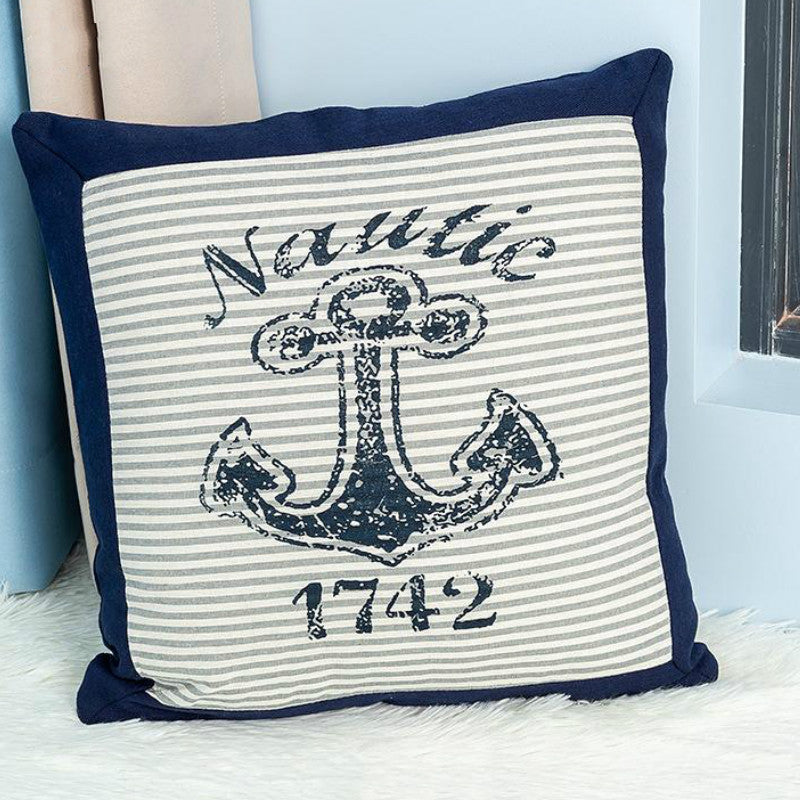 Boat Anchor Printing Pillow - HOMYEA