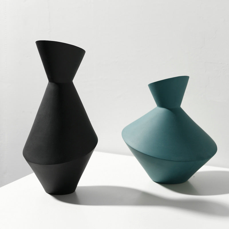 Geometric Ceramic Art Vases - HOMYEA