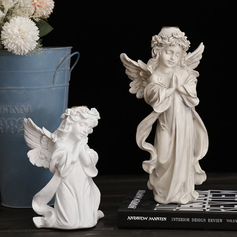 Cupid Lovely Angel Candlestick - HOMYEA