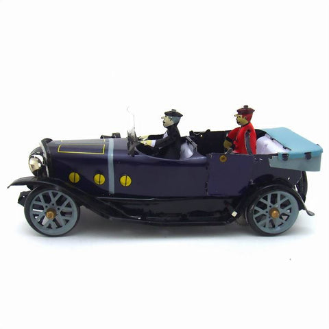 Nostalgic Retro Double Convertible Car Wind-up Toy - HOMYEA