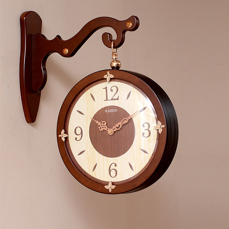 Double-sided Simple Wall Clock - HOMYEA