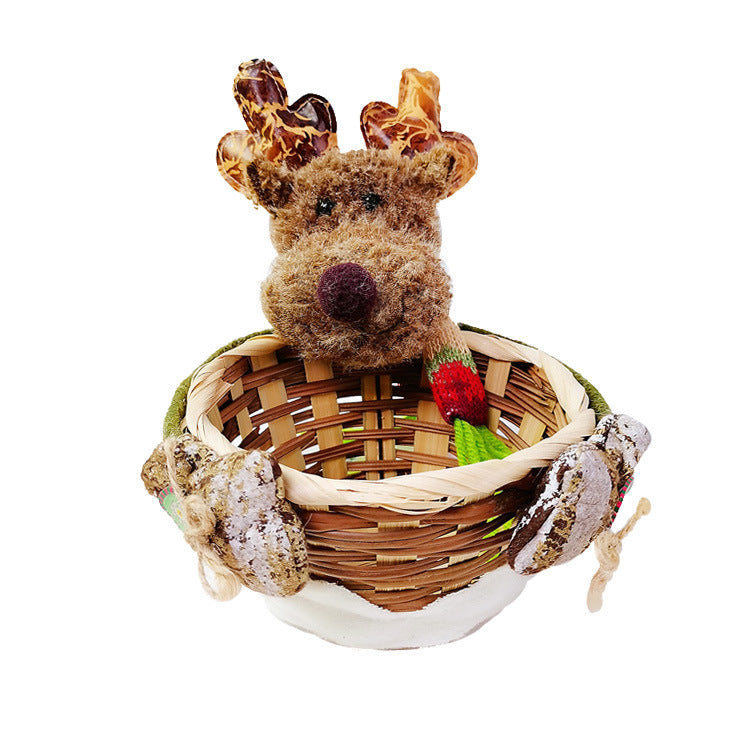 Christmas Candy Storage Basket - HOMYEA