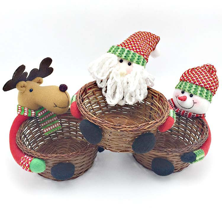 Christmas Storage Candy Basket - HOMYEA