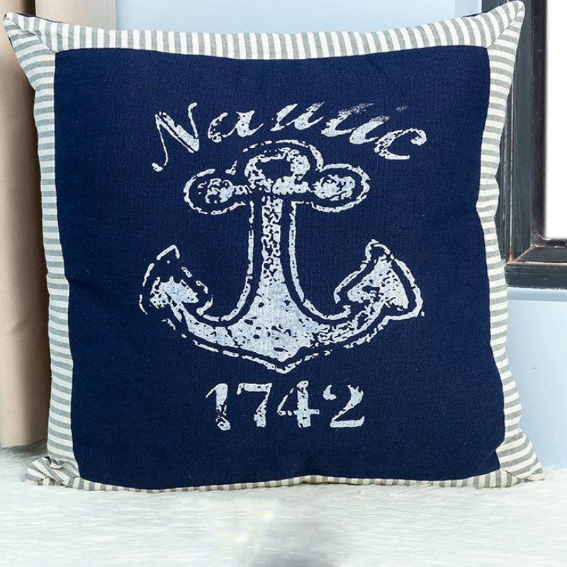 Boat Anchor Printing Pillow - HOMYEA