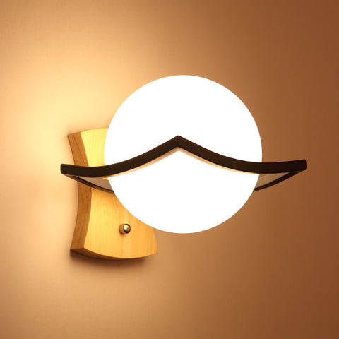 Ball Wall Lamp Bedroom Decor Sconces - HOMYEA