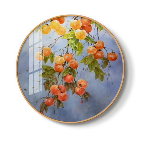 Chinese Persimmon Wall Painting - HOMYEA