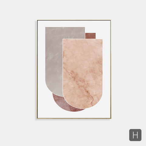 Pink Landscape Wall Art - HOMYEA