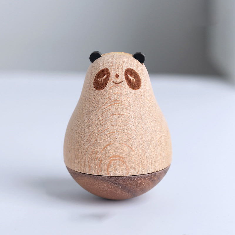 Small Wooden Animal Tumbler - HOMYEA