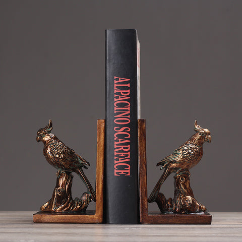 Birds Sculpture Bookends - HOMYEA