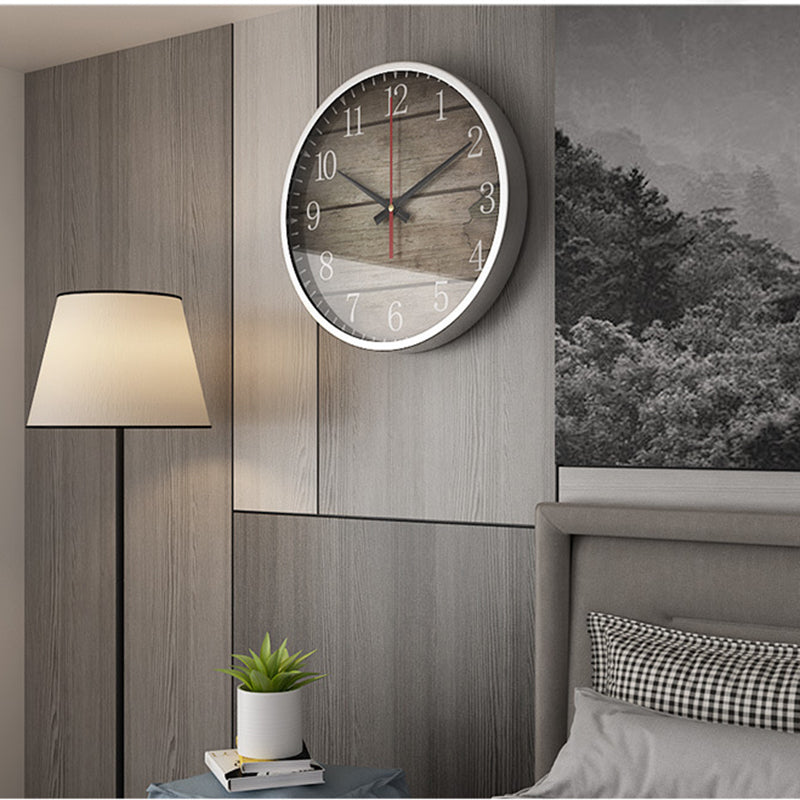 Mute Metal Wall Clock - HOMYEA