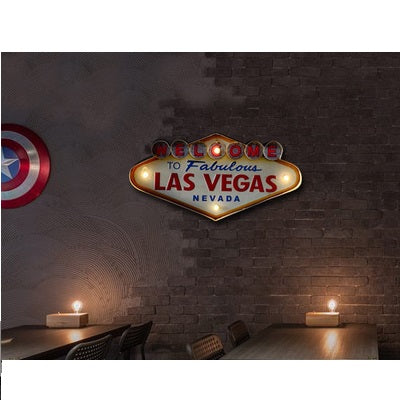 Vintage Metal Signage LED Lights - HOMYEA