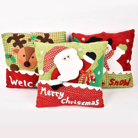 Christmas Square Pillows - HOMYEA