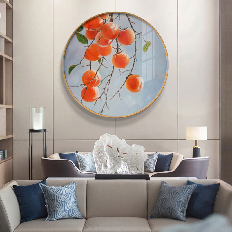 Chinese Persimmon Wall Painting - HOMYEA