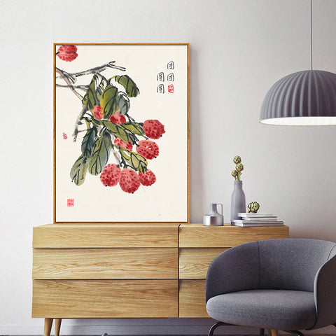 Chinese Fruit Wall Art - HOMYEA