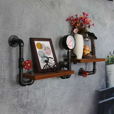 Wrought Iron Wall Shelf - HOMYEA