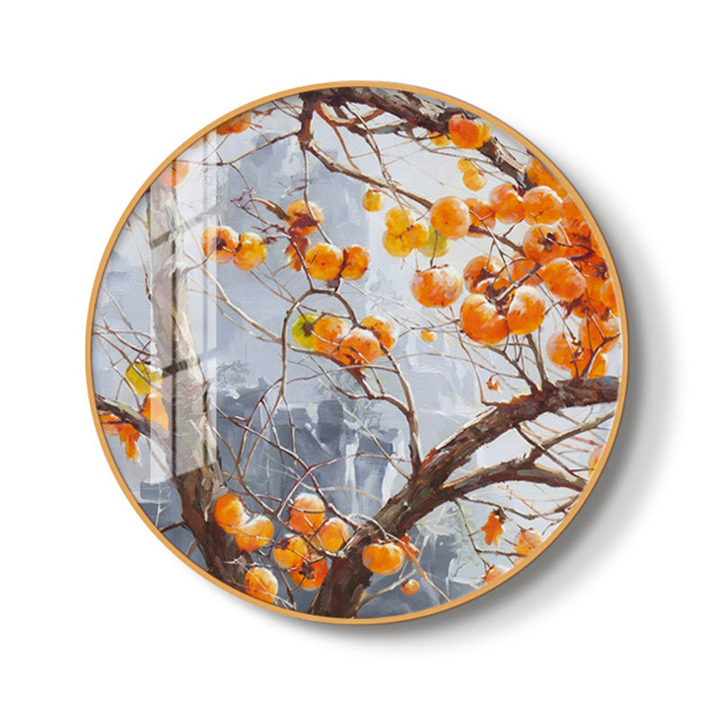 Chinese Persimmon Wall Painting - HOMYEA