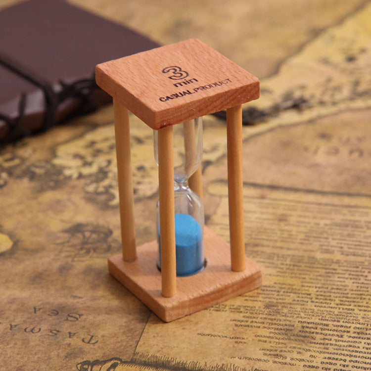 Square Wooden Hourglass - HOMYEA