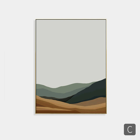 Metal Landscape Wall Art - HOMYEA