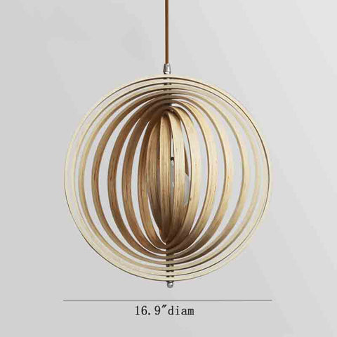 Modern Simple Wooden Pendants - HOMYEA