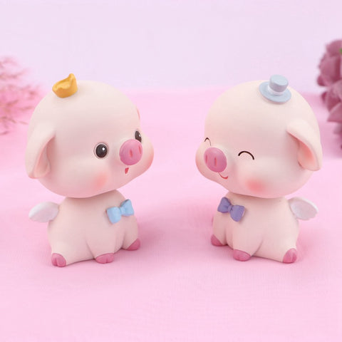 Shaking Head Pig Resin Sculptures - HOMYEA