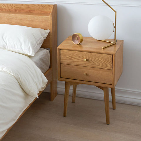 Modern Creative Wooden Nightstand - HOMYEA