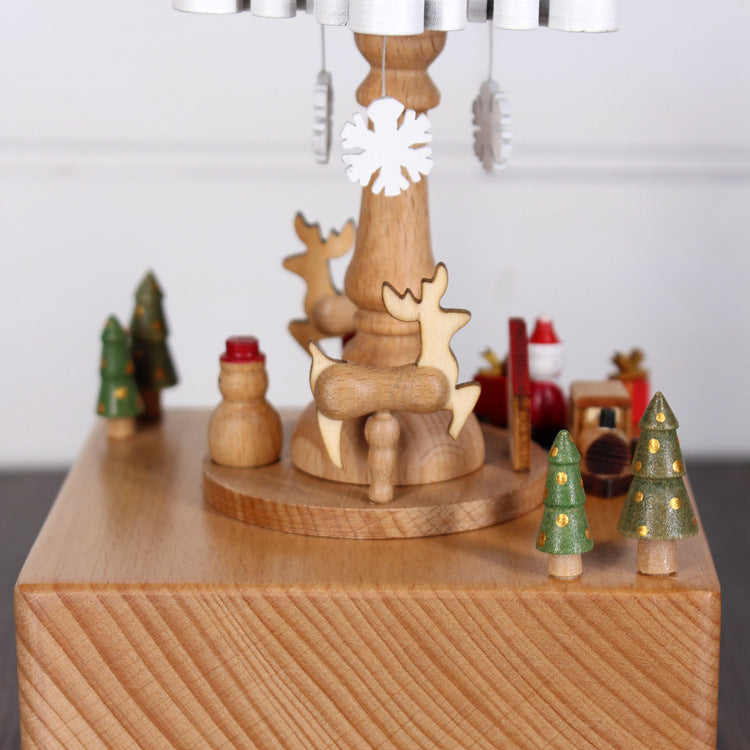 Christmas Wooden Music Boxes - HOMYEA