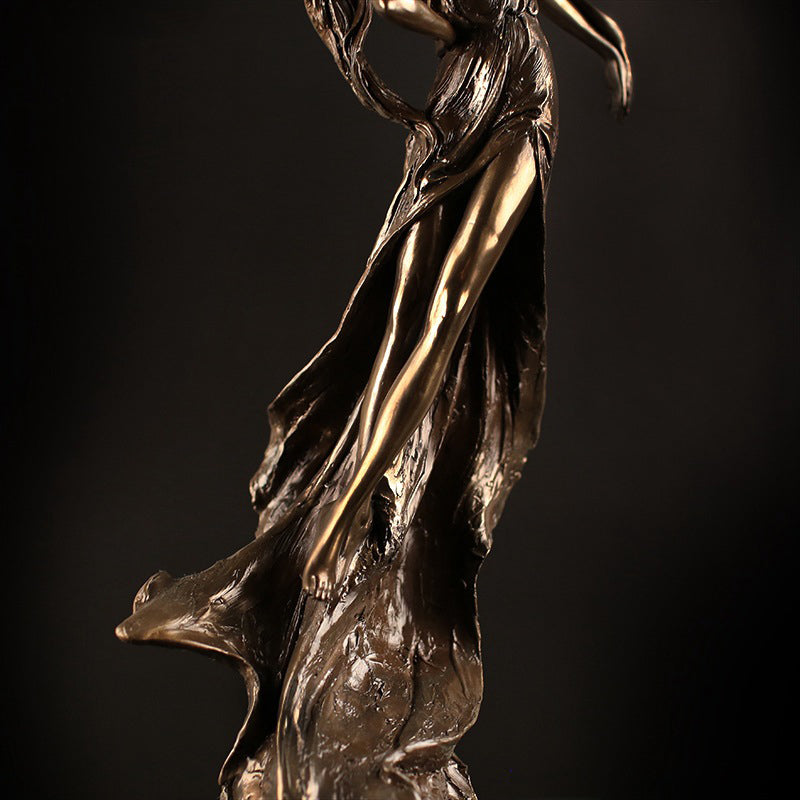 Bronze Dancer Sculpture - HOMYEA