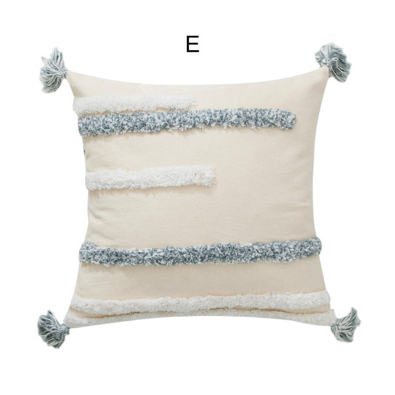 Cute Square Cotton Pillows - HOMYEA