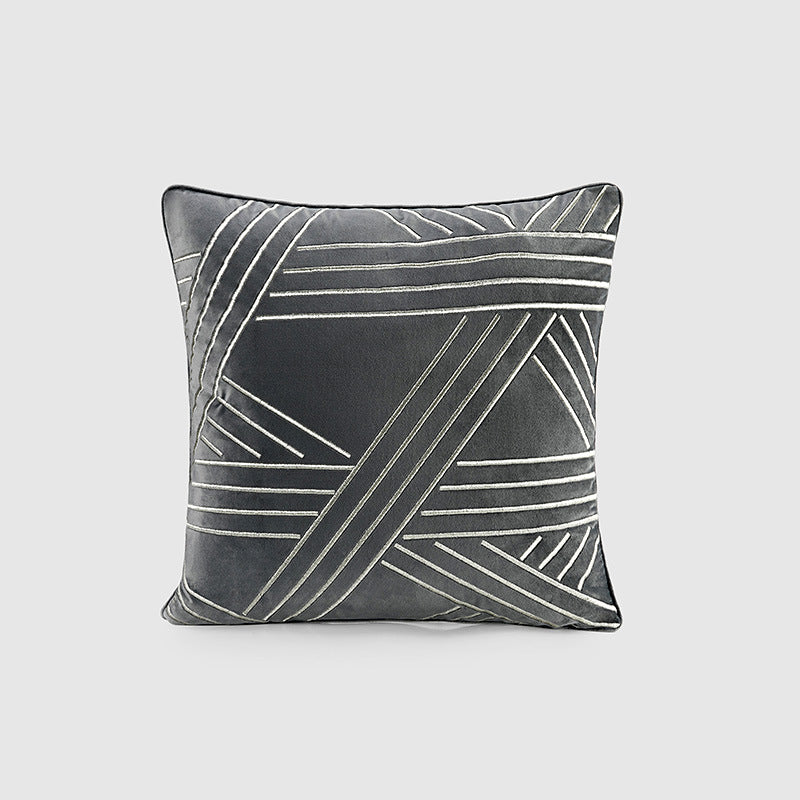 Geometric Line Pillow Cover - HOMYEA