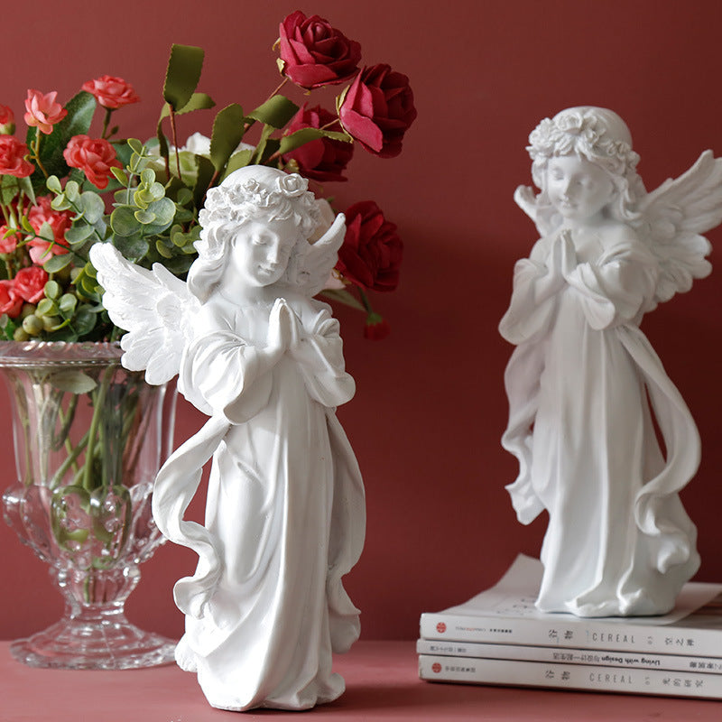 Resin Angel Sculpture - HOMYEA